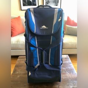 High Sierra 30” Rolling Duffle Bag Backpack, Wheeled, Expandable Handle